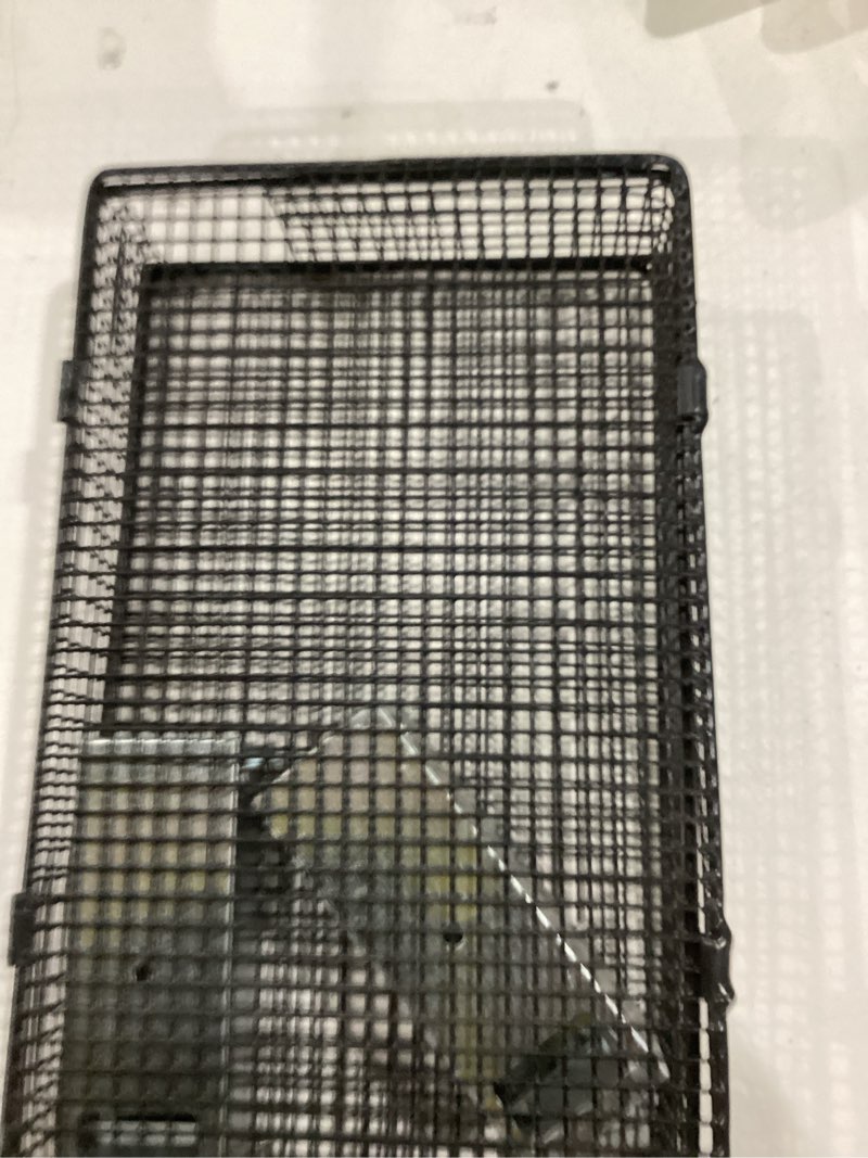 Condition photo showing Good Condition for rugged ranch products mousinator multi catch metal wire mouse trap cage with 2 door entry and easy to open top lid for pest control, black