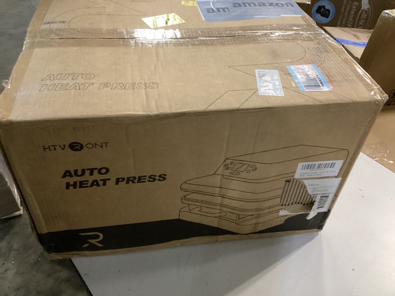 Condition photo showing New/Like New for HTVRONT Auto Heat Press Machine for T Shirts - 15x15 Smart T Shirt Press Machine with Auto Release - Professional Heat Press for Sublimation, Vinyl, Heat Transfer Projects white
