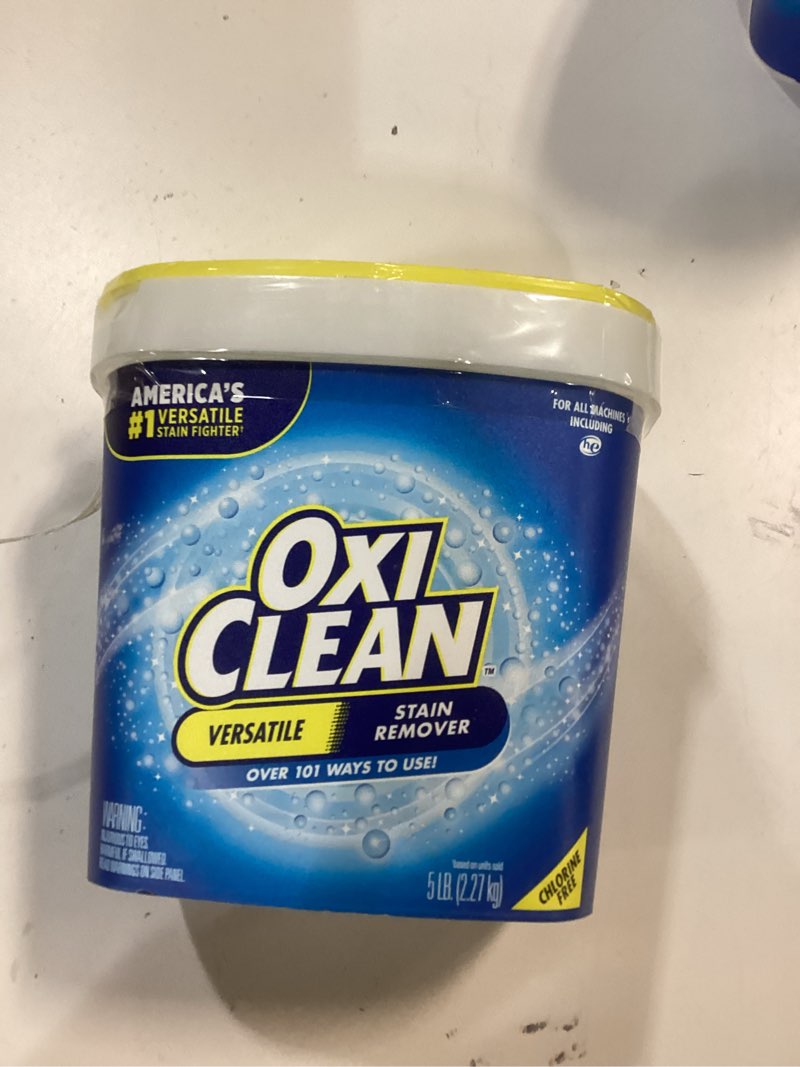 Condition photo showing item condition for OxiClean Versatile Stain Remover Powder, 5 lb