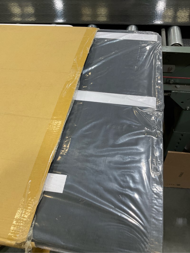 Condition photo showing Good Condition for Large Bulletin Board, 48 X 36 inches Felt Board Notice Pin Board, 4' x 3'Cork Board Alternative for Wall, Self-Adhesive Vision Board Mood Board Foldable Photo Board with 30 Pushpin (Black) Black 48 x 36inches