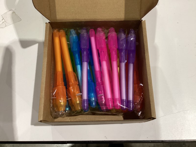 Condition photo showing New/Like New for Valentines Day Cards for Kids School - 28Pcs Upgraded Invisible Pens, 28Pcs Valentines Day Gift Cards for Kids Classroom, Writing Secret Information Valentine's Day Party Gift