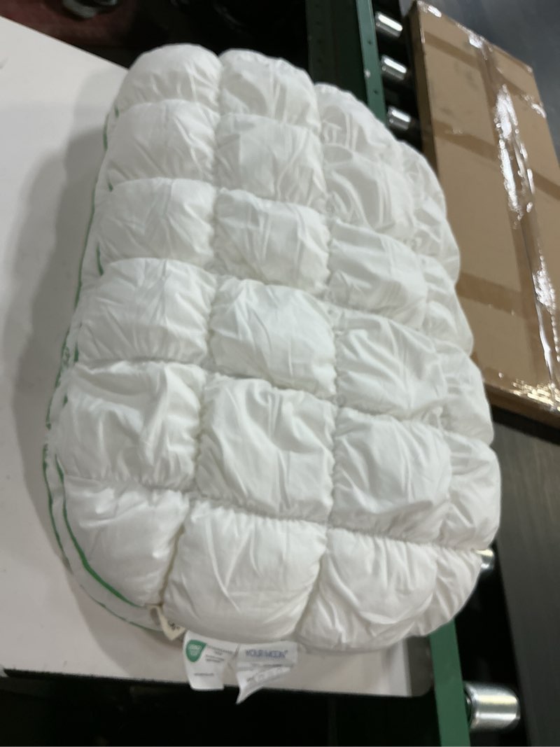 Condition photo showing As Is for YOUR MOON Fluffy Support Bed Pillow Queen Size, Super Soft Premium Down-Alternative Filling for Sleeping, Luxury Hotel Quality Bed Pillows for Side Sleeper (White) White Queen (Pack of 1)