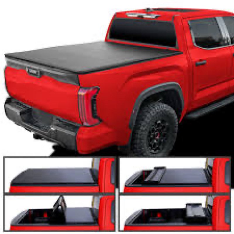MOSTPLUS Roll-Up Soft Vinyl Truck Bed Tonneau Cover