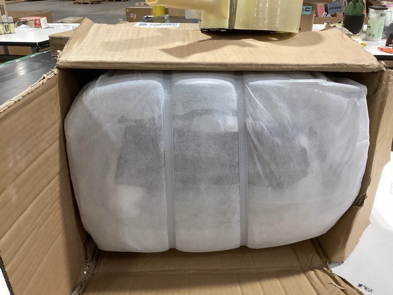 Condition photo showing New/Like New for 5-in-1 Convertible Sofa Bed,60" Boneless Couch Tri Folding Floor Mattress with Removable L-Shaped Armrests & Handle,Corduroy Futon Couch Sleeper with Pull Out Bed for Living Room Bedroom Apartment 60inch Grey