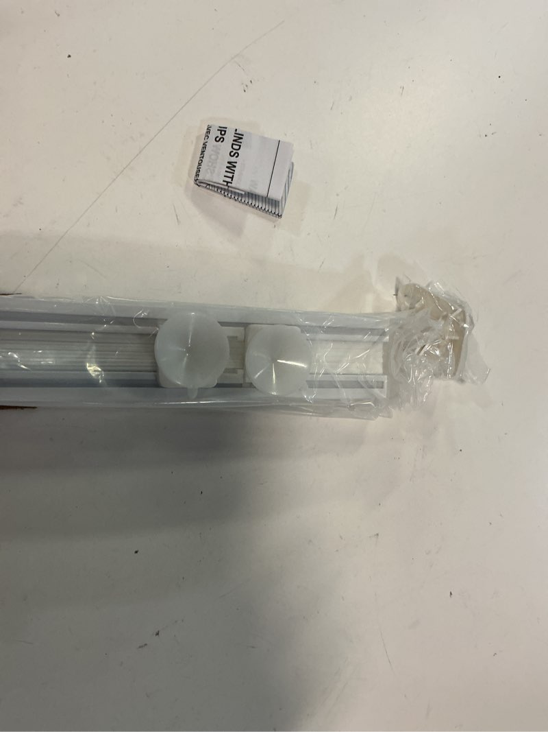 Condition photo showing Good Condition for lazblinds tool-free cordless pleated shades with suction cups light filtering top down bottom up pleated blinds for window size 20" w x 38" h, white white 20" w x 38" h