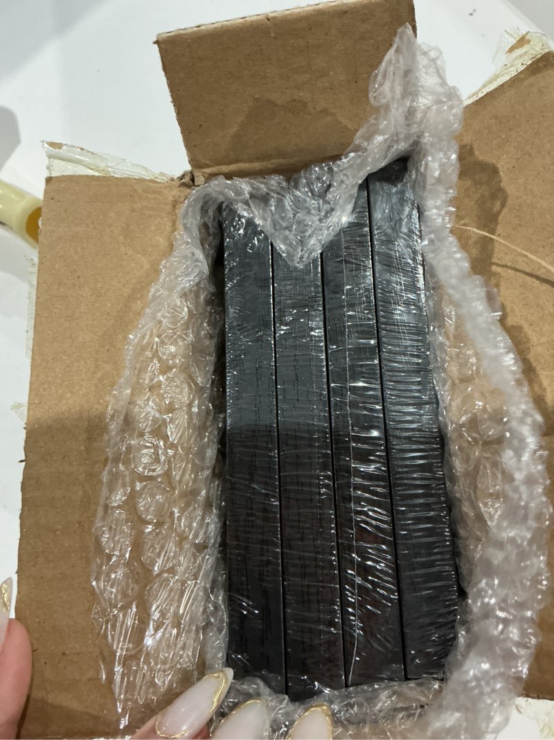 Condition photo showing Good Condition for kinlink 5x7 picture frame black wood set of 4, wooden photo frame matted 4x6 with plexiglass for 4x6 with mat or 5x7 without mat for table and wall display black wood 5x7