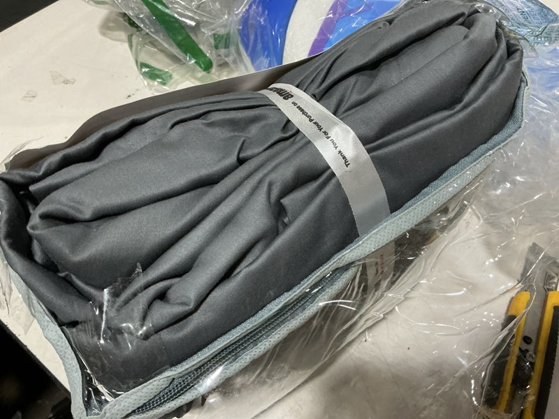 Condition photo showing Good Condition for zipper fitted sheet - includes 1 fitted sheet base & 2 zip-on sheets - upto 16” in. deep pockets queen size zipper fitted sheet - easy to change, sateen cotton 600 tc fitted sheet - dark grey queen size (60x80) dark grey