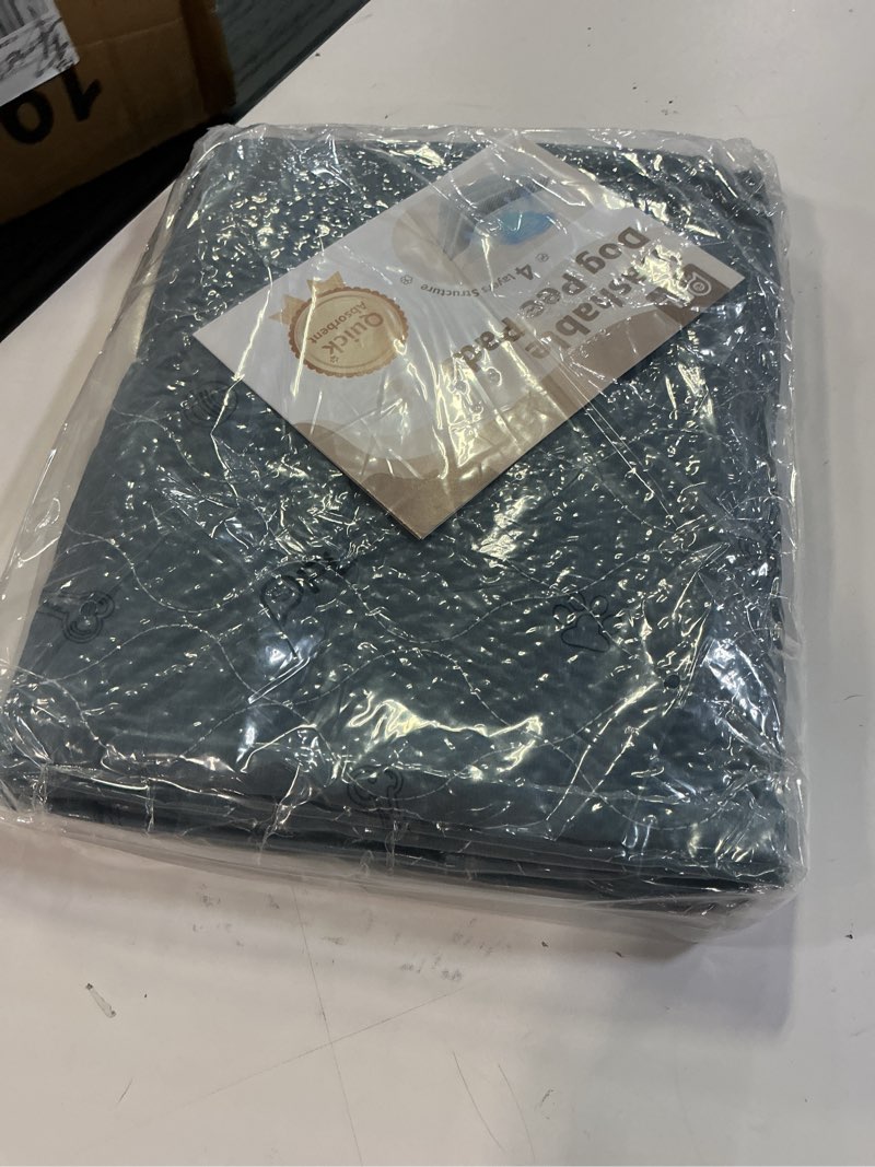 Condition photo showing Good Condition for washable pee pads for dogs, 2pack puppy pads washable with bone print,absorbent reusable whelping pads non-slip dog mats for floor protector, couch cover, crate, potty training 31x36 31x36" (pack of 2)