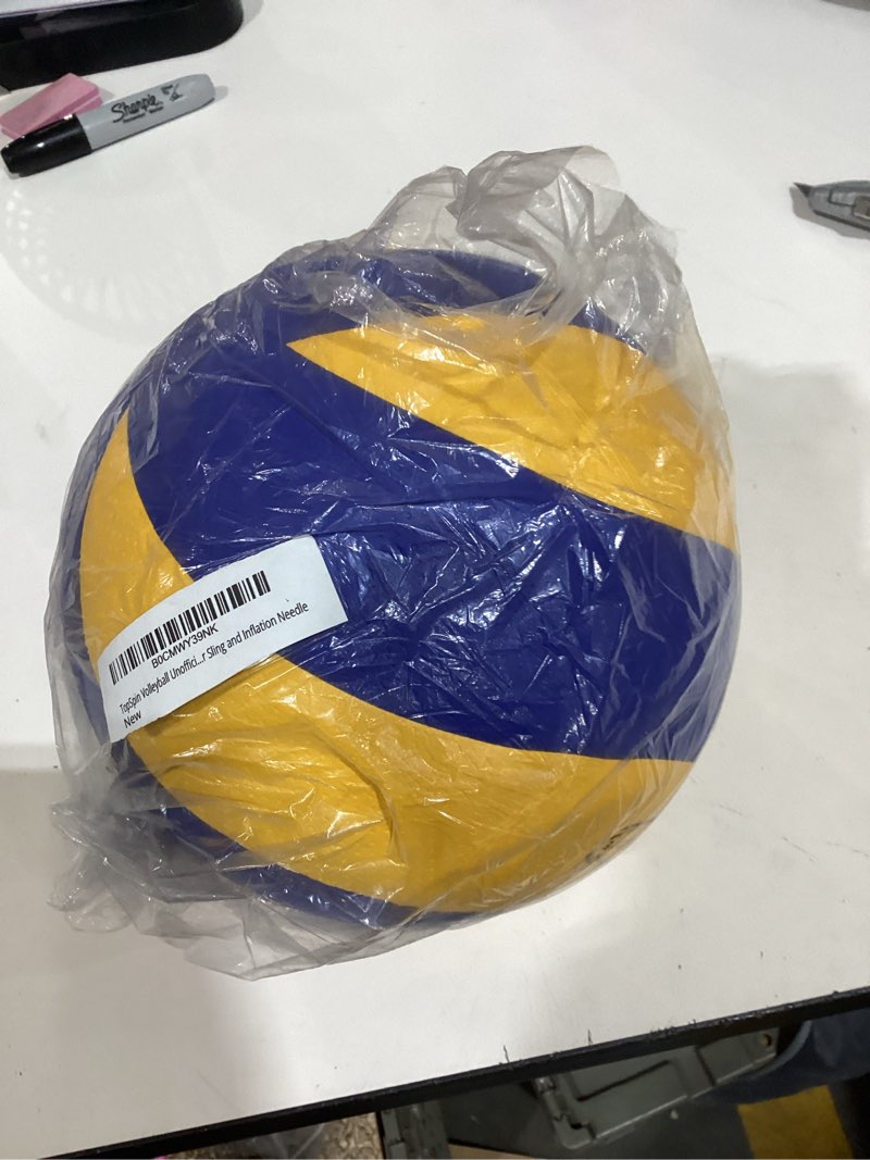 Condition photo showing Good Condition for topspin volleyball unofficial mva300 volleyball  and no  needle