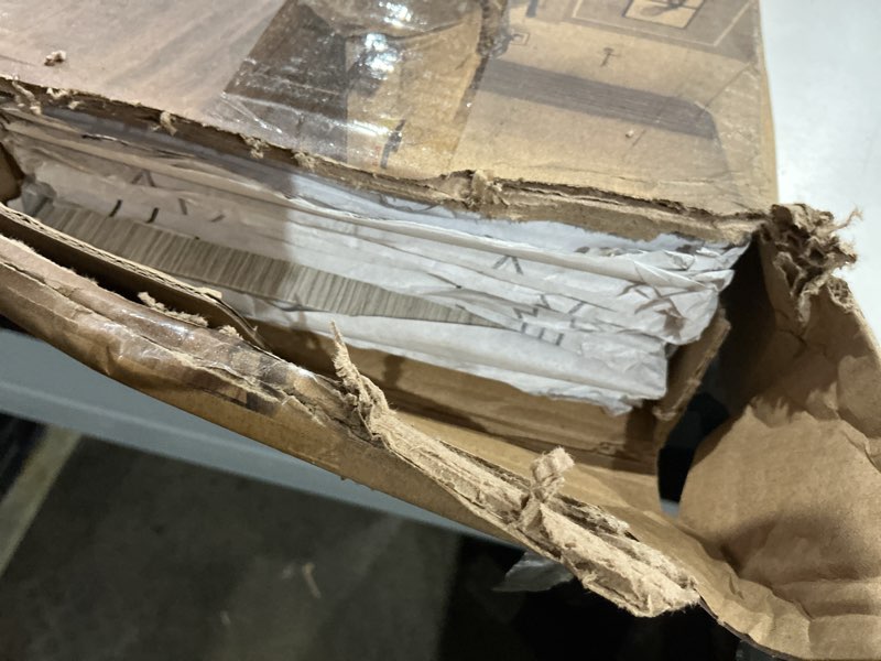 Condition photo showing Good Condition for art3d 36-pack peel and stick luxury vinyl flooring tiles, 54 sq. ft self adhesive wood plank for kitchen, bedroom, bathroom, grey ash 36 x 6 x 0.1 inches grey ash 36
