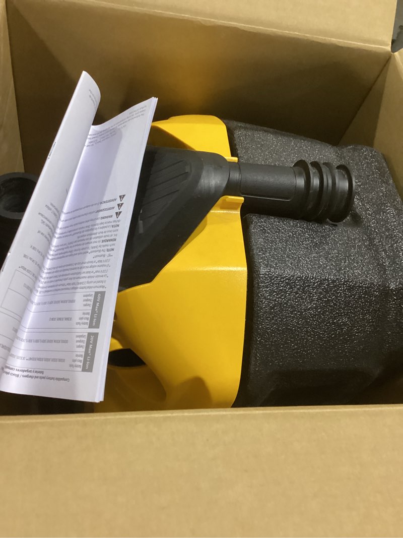 Condition photo showing Good Condition for dewalt 20v max cordless shop vac, wet dry vacuum cleaner, portable 2 gallon wet dry vac, strong suction shop vacuum with hepa filter, tool only (dcv580h)