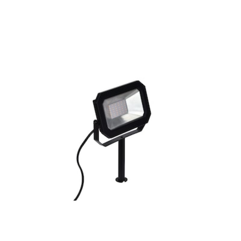 harbor breeze flood light 2500 -lumens 25 -watt black low voltage cool white hardwired led