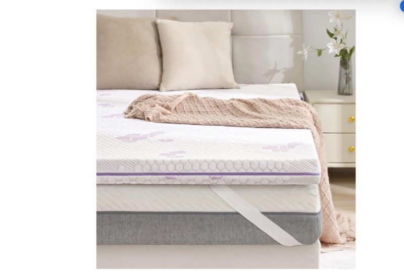 sinweek 3 inch memory foam mattress topper twin size, soft and medium mattress pad for back pain relief, high density foam bed topper with textured cover, certipur-us certified