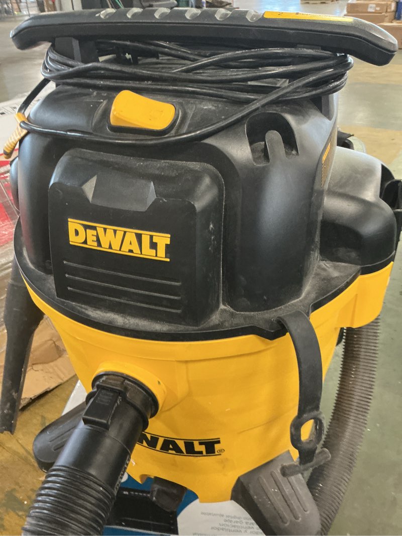 Condition photo showing As Is for DEWALT 9 Gallon STEALTHSONIC Ultra Quiet Poly Shop Vacuum Wet/Dry, DXV09P-QTA Noise Reduction Vac for Shop, Heavy Duty Shop Vacuum for