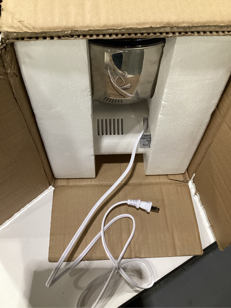 Condition photo showing As Is for Mini Angel Electric Dough Maker with Ferment Function, 5.5QT Dough Mixer Machine with 304 Stainless Steel Bowl, Face-up Touch Panel, Household Flour Kneading Machine for Pizza Bread, White