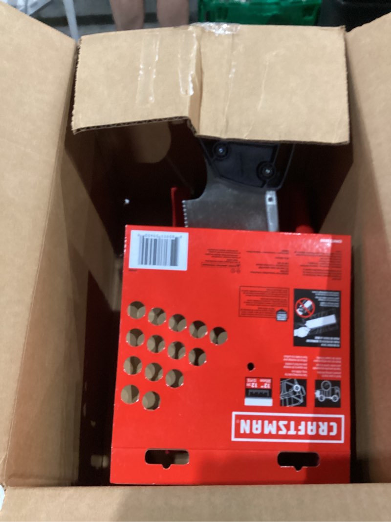 Condition photo showing As Is for CRAFTSMAN Mitre Saw, 12-Inch Saw & Clamping Box (CMHT20600)