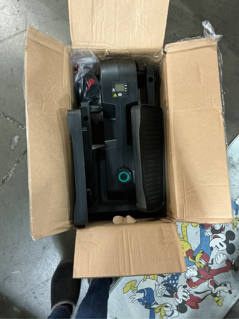 Condition photo showing As Is for cubii jr1, under desk elliptical, under desk bike pedal exerciser, seated elliptical, work from home fitness, mini elliptical machines for home use, cubii exerciser for seniors, desk exercise jr1 aqua
