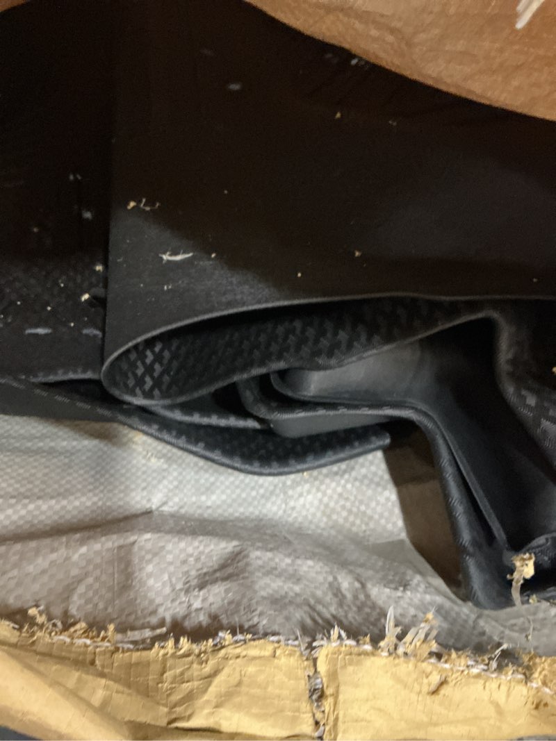 Condition photo showing New/Like New for mixsuper liner floor mats for 2019-2025 chevy silverado 1500/gmc sierra 1500, 2020-2025 chevy silverado/gmc sierra 2500hd/3500hd crew cab with rear underseat storage box, front bucket chevy silverado 1500 /2019-2025/ 1st & 2nd row