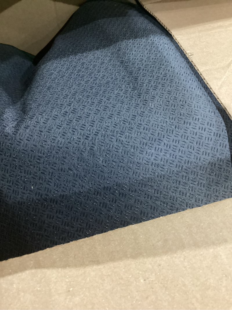 Condition photo showing As Is for 9x12 Washable Area Rugs for Living Room, Stain Resistant Vintage Rugs for Dining Room Under Kitchen Table, Bedroom, Floral Low Pile Non-Slip Large Carpet (9 x 12 Dark Green) Dark Green 9' x 12' (Rectangular)