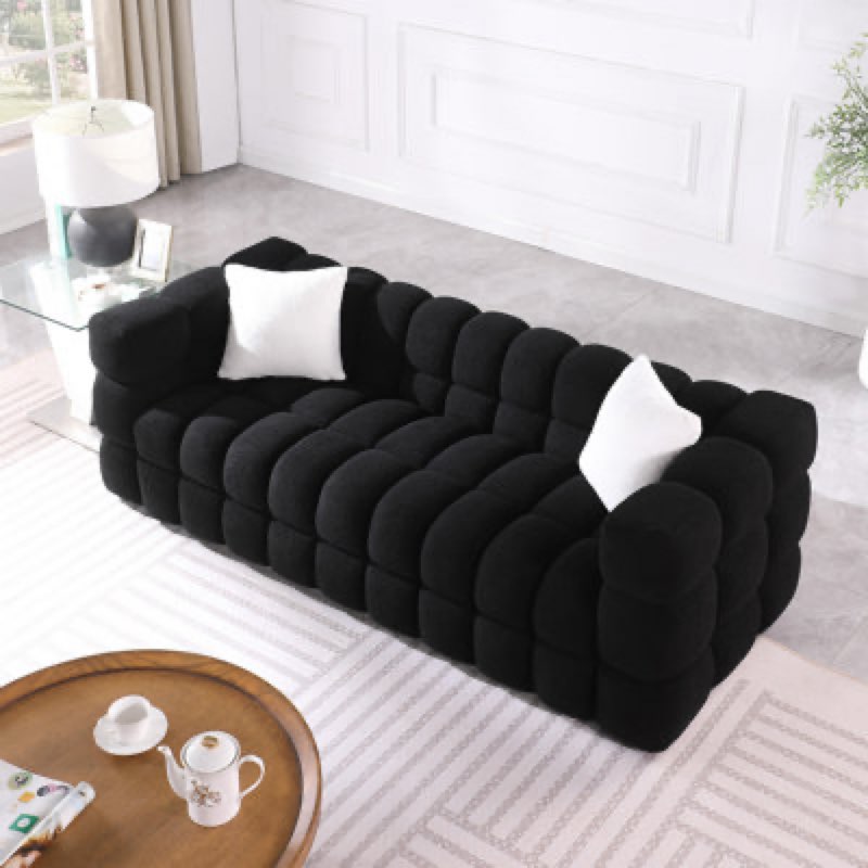 84.25'' Tuxedo Arm Sofa(incomplete box 1/2)