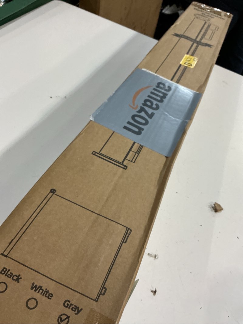 Condition photo showing Good Condition for Retractable Baby Gate, 55" Wide Mesh Gate with 4 Reinforced Rods, Prevents Kids & Dogs from Crawling Under, 34" Tall Easy-to-Use Pet Gate for Stairs, Bedrooms, Hallways, Indoor/Outdoor, Gray Gray 34" Tall x 55" Wide