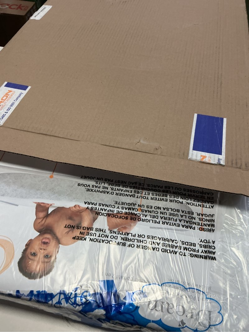 Condition photo showing Good Condition for Dream On Me Holly 3” Mini/Portable Crib Mattress, Greenguard Gold & JPMA Certified, Fits Portable & Mini Cribs, Lightweight Fiber Core, Waterproof Vinyl Cover (38"x24"x3")
