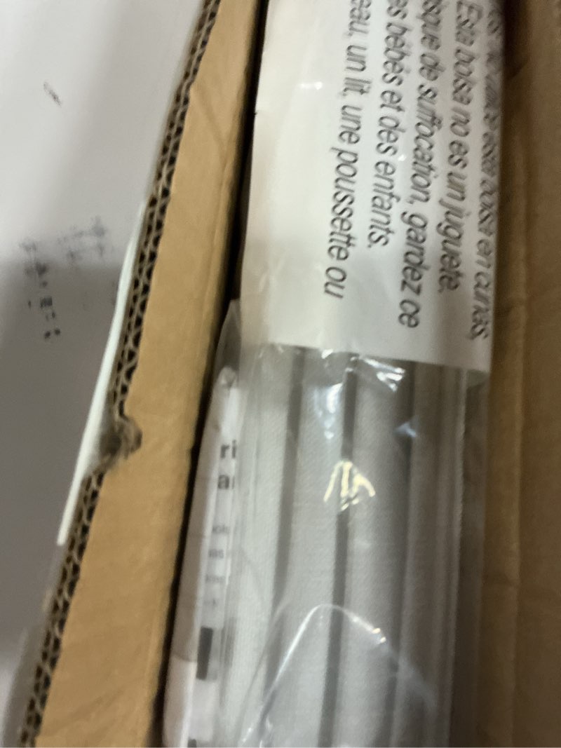 Condition photo showing New/Like New for LazBlinds No Tools No Drill Cordless Roman Shades for Windows, Blackout Thermal Insulated UV Blocking Window Blinds, Lightweight Fabric Blinds for Indoor Windows, 20" W x 60" H, Blackout - White White 20" W x 60" H