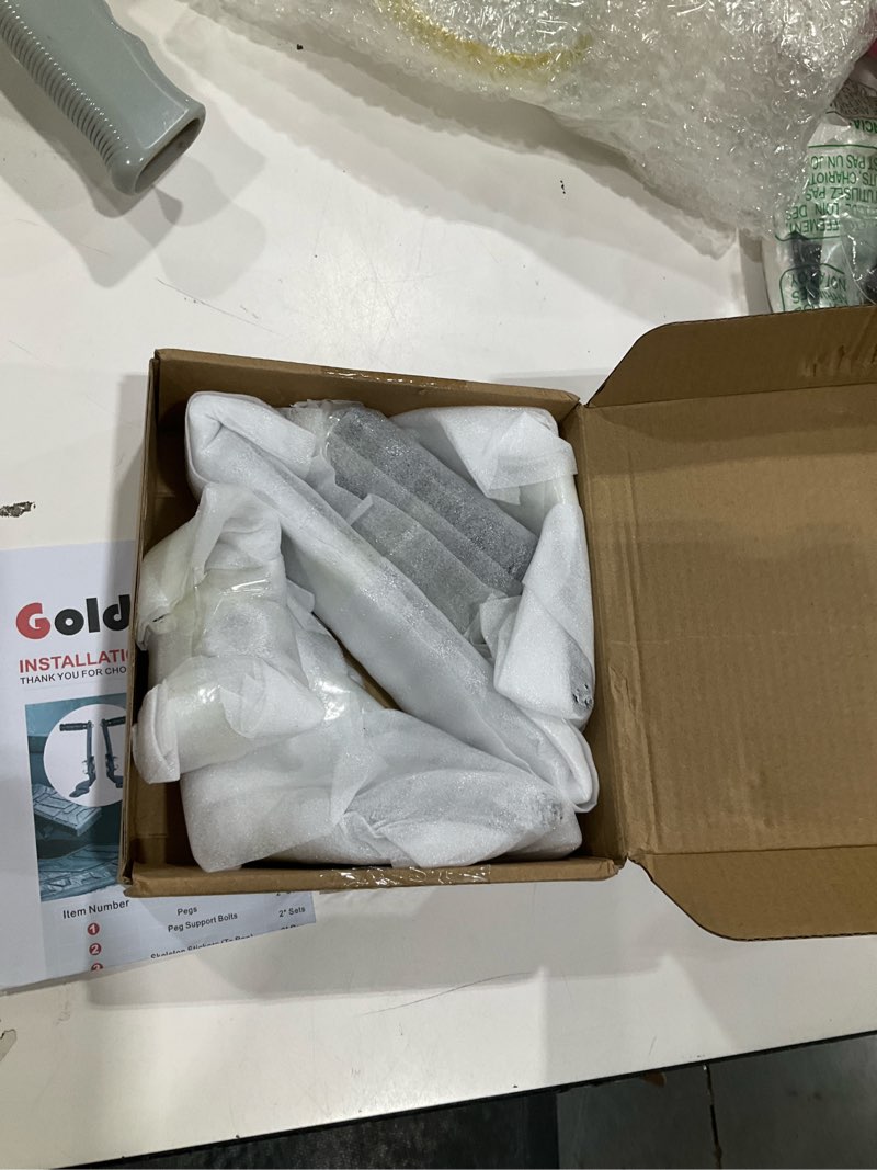 Condition photo showing Good Condition for goldfire 1 pair floor board highway road pegs adjustable can am spyder rt foot rest extensions highway mounts with footpegs rt highway pegs fits for can am spyder rt factory floorboard 2010-2019 black rt