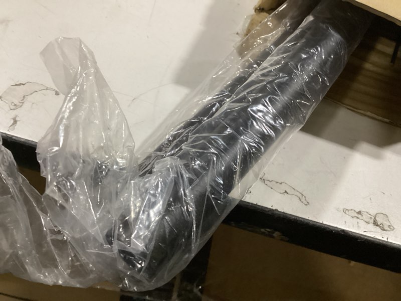 Condition photo showing Good Condition for curved shower curtain rod, toprod black round shower curtain rod 48-72 inches adjustable, rounded bowed stainless steel shower rods for bathroom, bathtub, stall, more shower space, need to drill