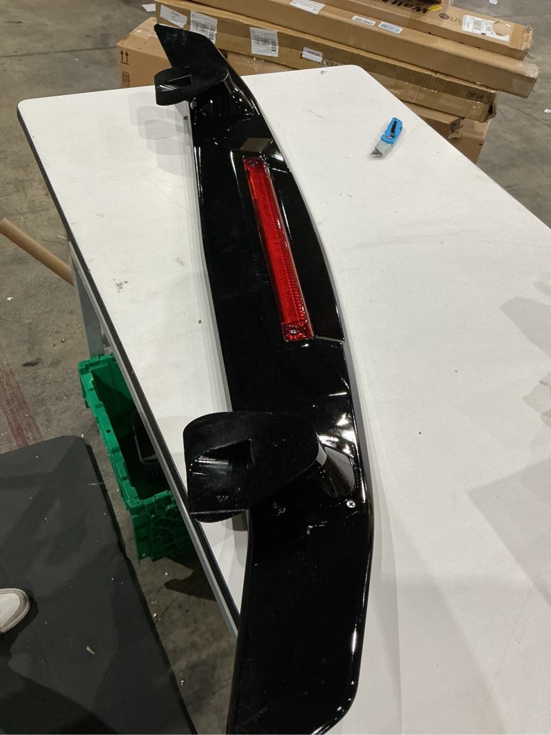 Condition photo showing Good Condition for rear spoiler wing black spoiler car rear wing accessories for changan for alsvin for tail for fin 2018-2023 car styling rear wing