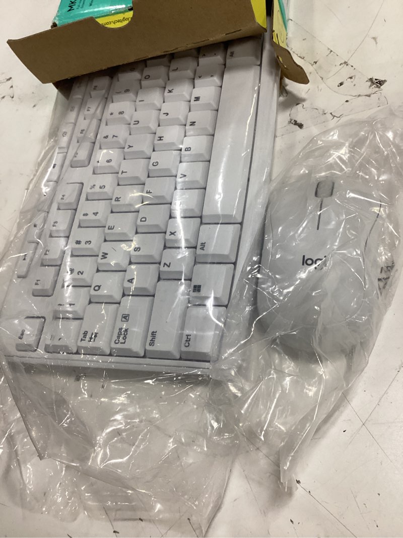 Condition photo showing New/Like New for Logitech MK270 Wireless Keyboard and Mouse Combo for Windows, 2.4 GHz Wireless, Compact Mouse, 8 Multimedia and Shortcut Keys, 2-Year Battery Life, for PC, Laptop - Off White