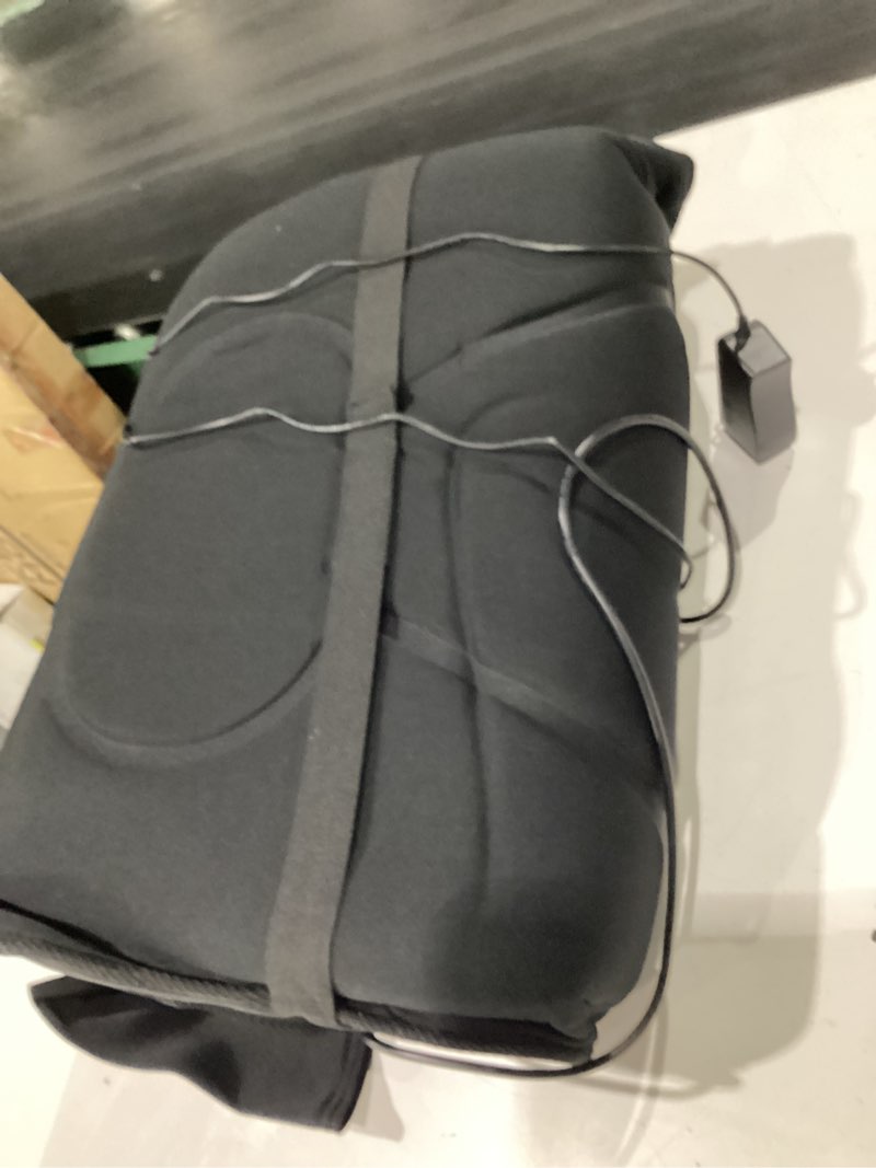 Condition photo showing Good Condition for snailax massage mat with heat, back massage pad for bed, chair, 10 motors vibrating massage mattress pad with 2 heating pads for back, full body massager 1 count (pack of 1)