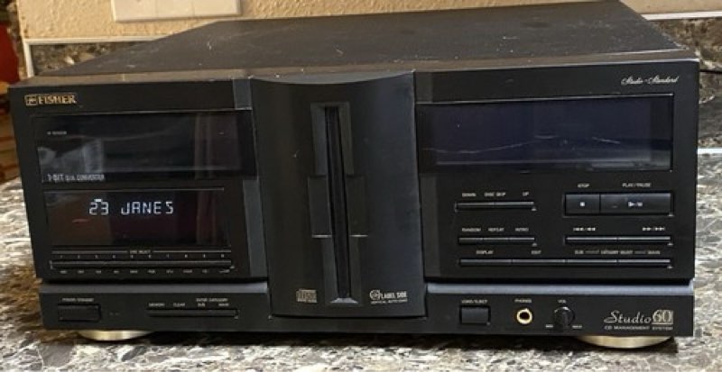 Fisher dac-6005 60 disc changer 