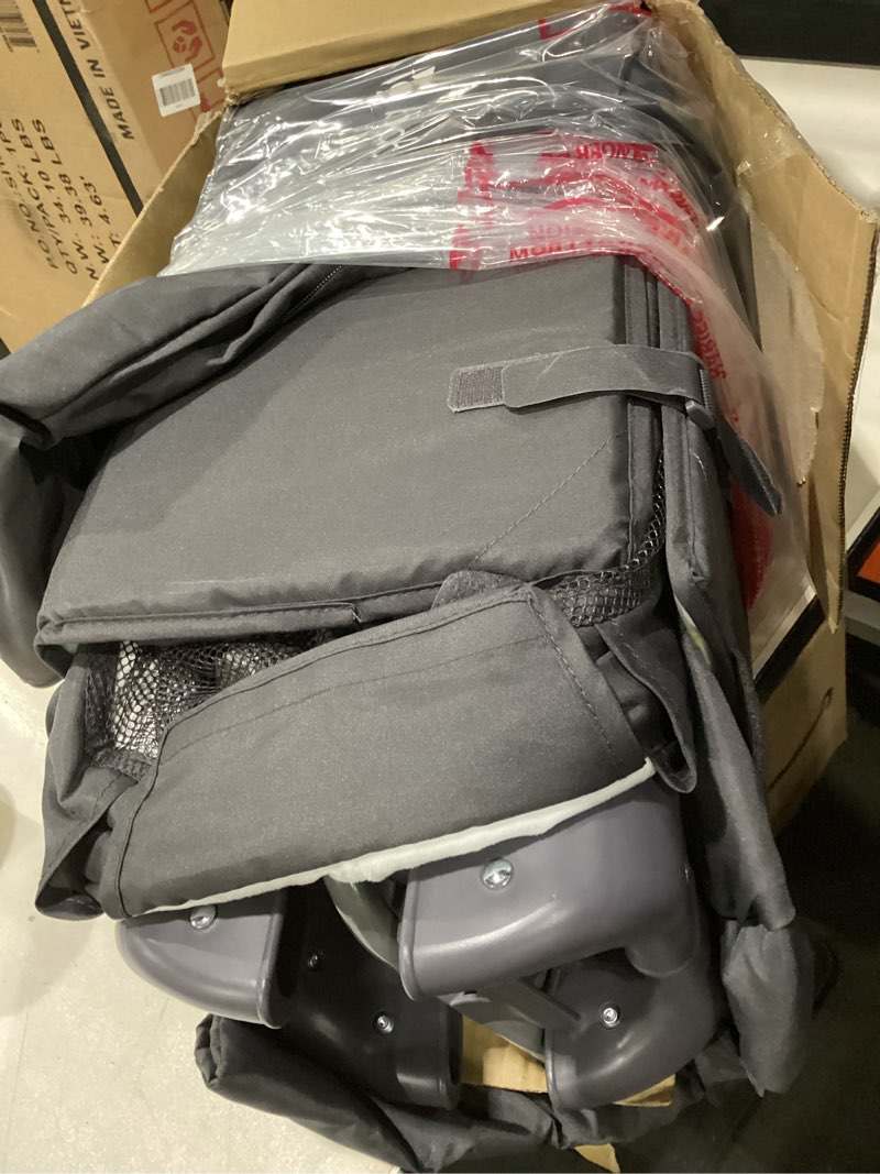 Condition photo showing As Is for Baby Trend Lil’ Snooze™ Deluxe III Nursery Center® Playard for Twins, Cozy Grey Cozy Grey Twins Playard