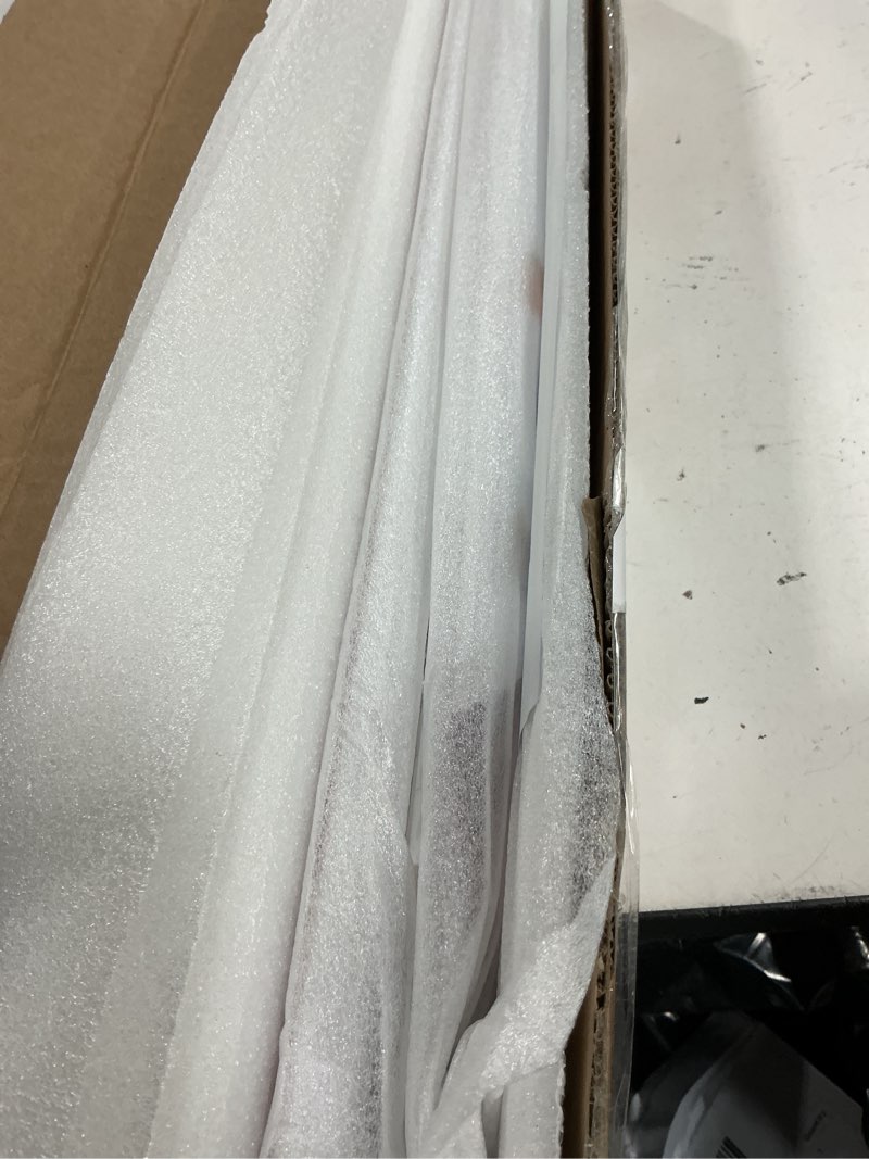 Condition photo showing Good Condition for peel and stick door moulding kit, self-adhesive pre-assembled door panel trim for wall mirror window frame decor (top 22"x48" bottom 22"x15") top 22"x48" bottom 22"x 15"