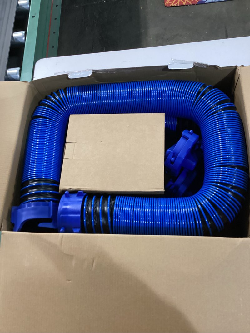 Condition photo showing Good Condition for DUMPMAN 20 FT RV Sewer Hose Kit, Sewer Hose for RV Camper - Includes 2 Attachable 10 ft Sewer Hose with Swivel Fitting, 90 Degree Clear View Sewer Adapter, and 4 Storage Caps