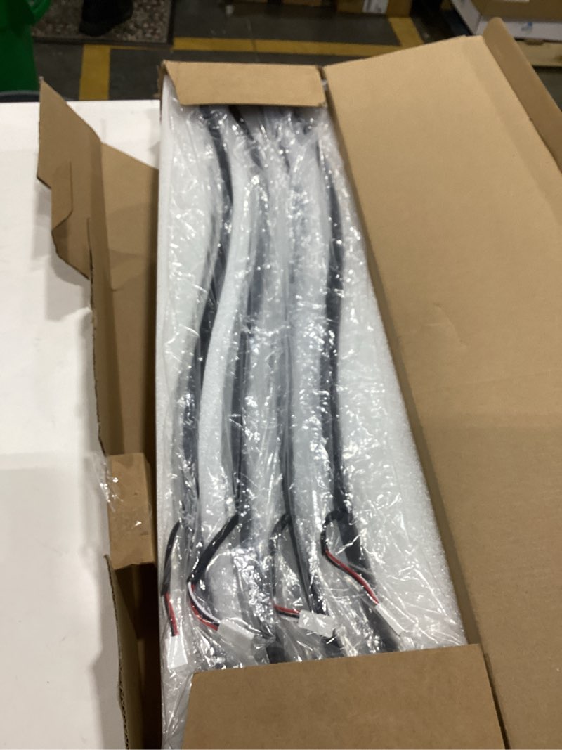 Condition photo showing As Is for Modern Wall Sconces Set of 2, Dimmable LED with Remote Control, Gold Indoor Wall Sconce, Hard Wired Wall Lights for Living Room, LED Wall Decor for Hallway, Bedroom, 40.5"in, 3 Color, Timer, Memory 40.5in A hardwired Gold