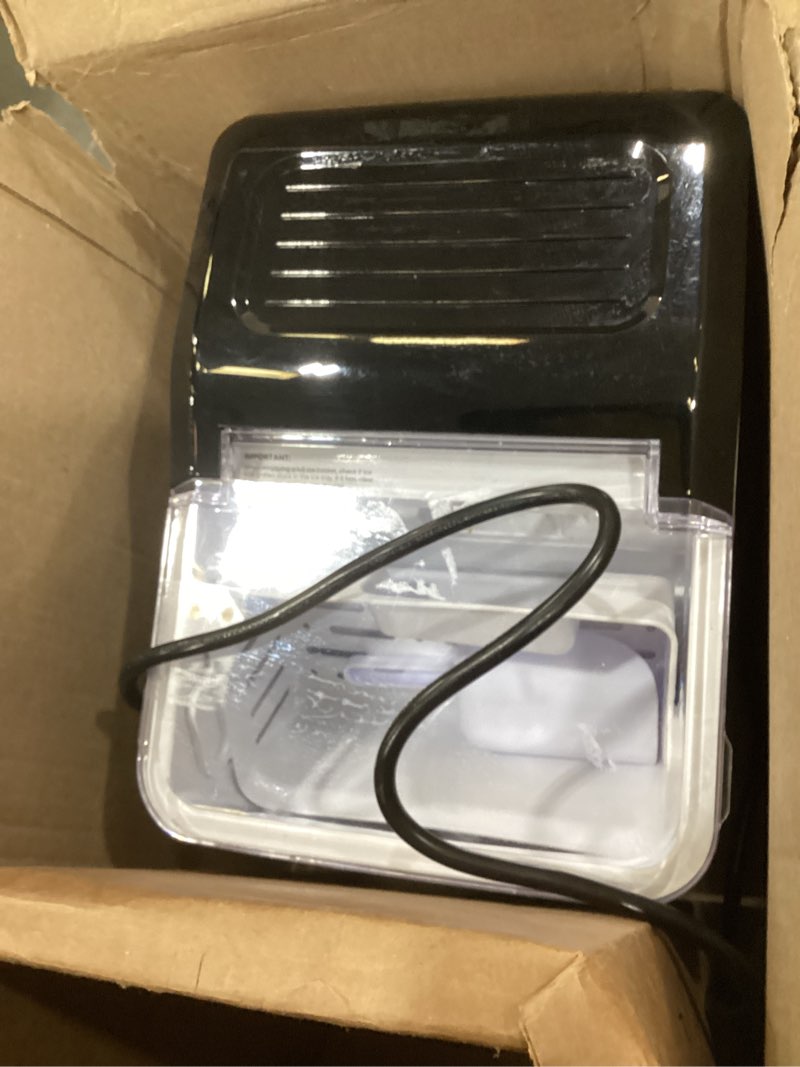 Condition photo showing As Is for iceman by chefman nugget ice maker countertop, pebble ice maker machine, 26 lb in 24 hours, ready in 6 minutes, removable ice basket, fun and chewable cubes, 1.5l water tank, self-cleaning function
