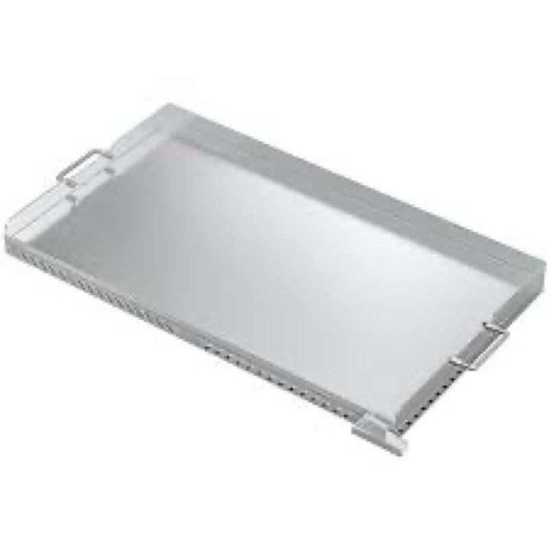 stanbroil 36 inch stainless steel flat top gas grill griddle replacement for blackstone 4 burner gas grill cooking station, flat top griddle with new rear grease management system