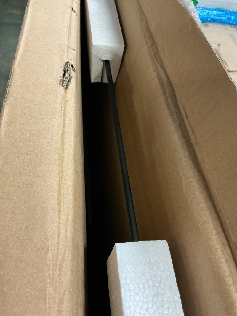 Condition photo showing Good Condition for lorell tempered glass chairmat, 48" width x 60" depth x 0.25" thickness, clear, 1 each rectangular 48" x 60"