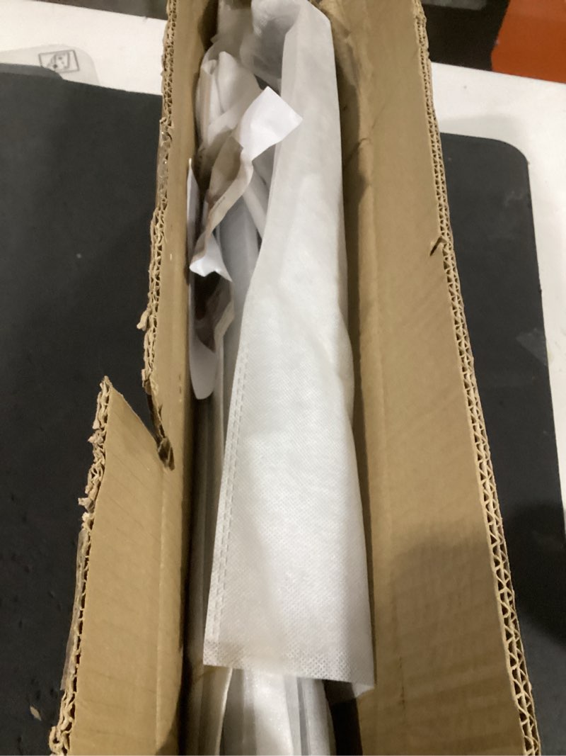 Condition photo showing As Is for maxxcloud electric oven holders, microwave oven rack kitchen shelf, black storage racks wall shelf, kitchen organizer aeronautical aluminum, weight bearing 80 lb (19.6'' x 15.5'', black) 19.6'' x 15.5'' black