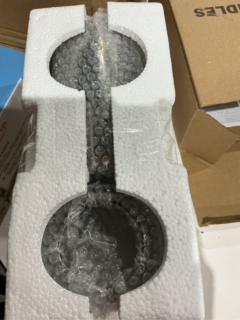 Condition photo showing As Is for black glass flameless candles with remote, battery operated ribbed led pillar candles flickering real wax candle, 3d wick with pumpkin shape set of 3 (? 3" h 4" 5" 6") d-pumpkin shapex3