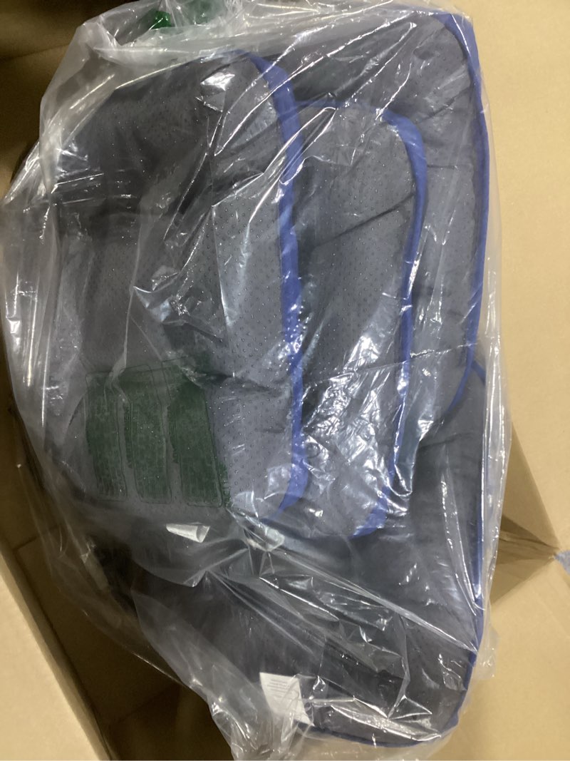 Condition photo showing New/Like New for Chair Cushions for Dining Chairs, Seat Cushions for Kitchen Chairs, Indoor Seat Cushions with Ties, Tufted Foam Chair Pads, Non Slip Chair Cushions Set of 4, 15.5" x 15.5" x 4", Navy Blue Navy Blue Pack of 4
