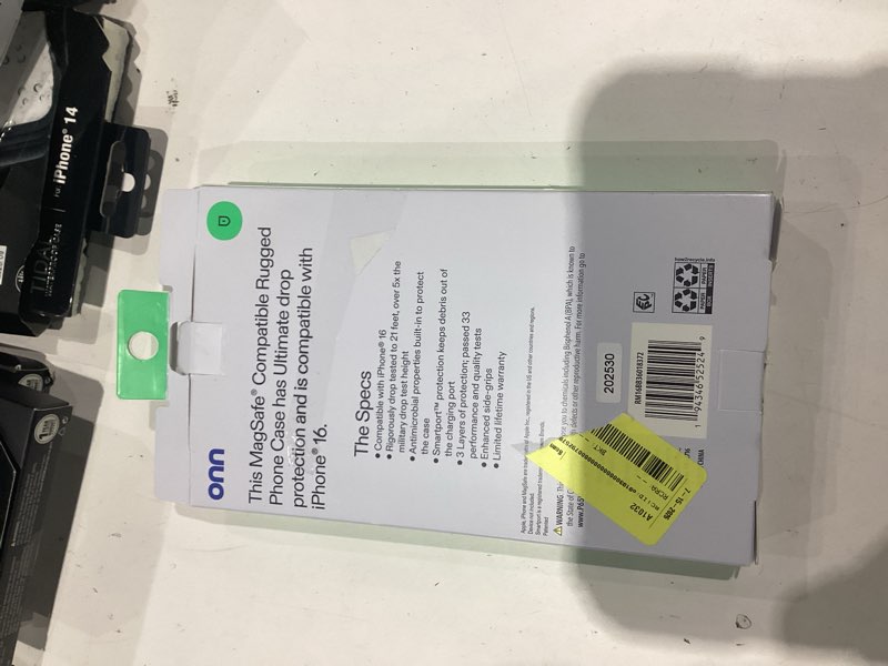 Condition photo showing Good Condition for smartish iphone 16 plus case magsafe, gripzilla, heavy duty grip, black | magnetic, rugged, protective military grade armor, drop-tested from 6 feet, shockproof, silicone interior, impact absorbing