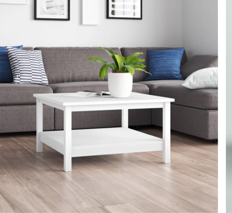 cotham 4 legs coffee table with storage