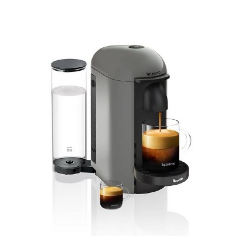 Breville Nespresso VertuoPlus - BNV420GRY, Coffee/Espresso Machine, Gray