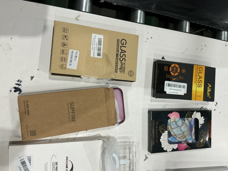 Condition photo showing As Is for assorted cellphone/tablet/laptop case covers & accessories