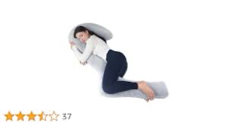 EKEPE Body Pillow with Cover, 71 Inches King Size Memory Foam Full Body Pillow for Side Sleeper, Lon