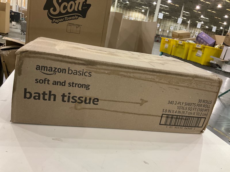 Bath Tissue, Amazon Basics, 30 rolls