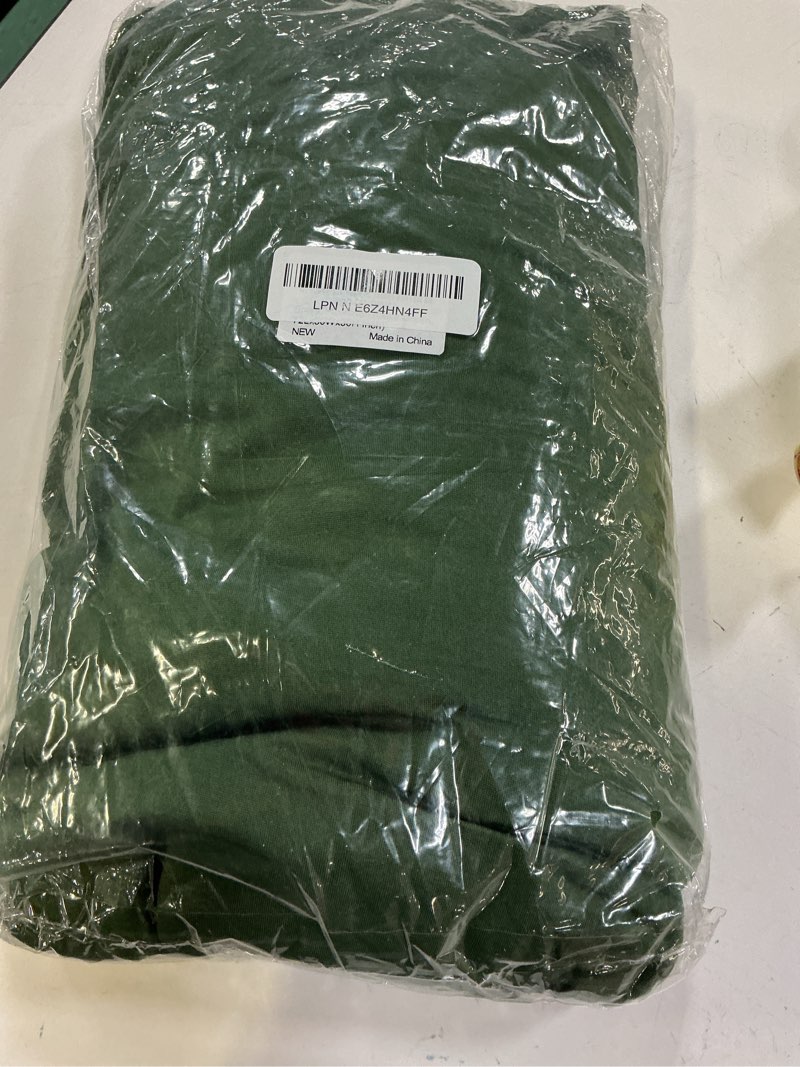 Condition photo showing Good Condition for smiry spandex tablecloth, elastic fitted stretch tablecloth for 6ft rectangle tables, waterproof washable table cover skirt for outdoor, wedding, banquet & parties (olive green, 72lx30wx30h inch) 72" x 30" (rectangular) olive green